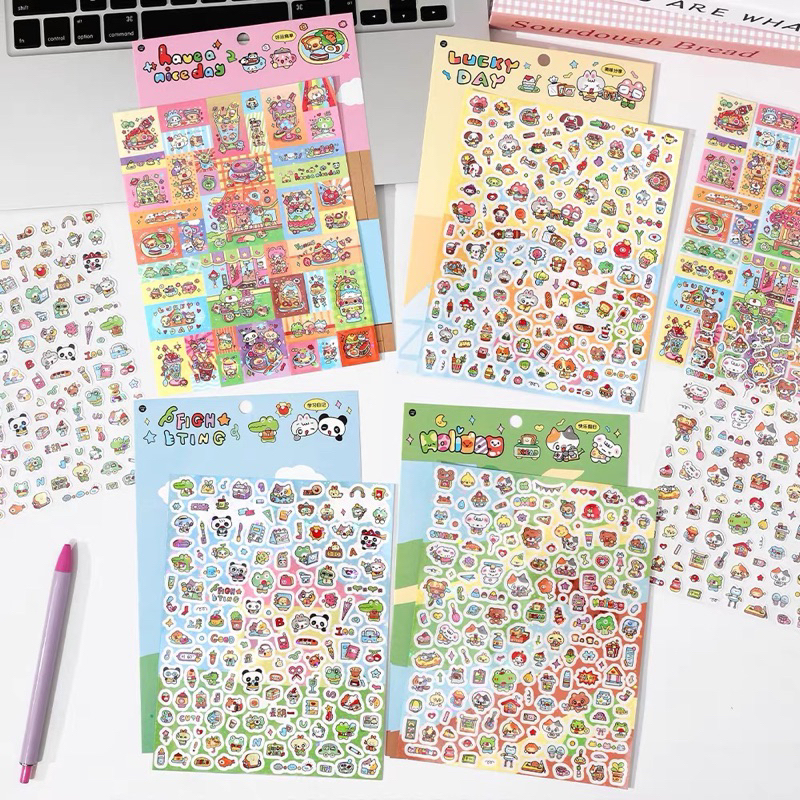 

sticker confetti deco korean photocard journal readystock B1848