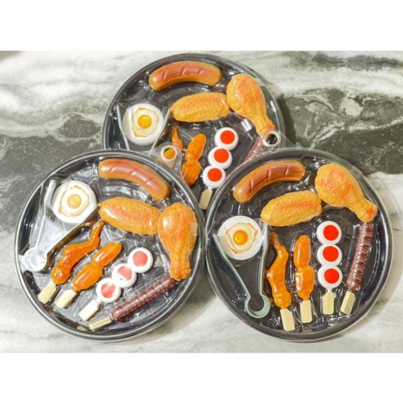 Mainan Masak Masakan Barbeque BBQ Nampan Bulat SS1588