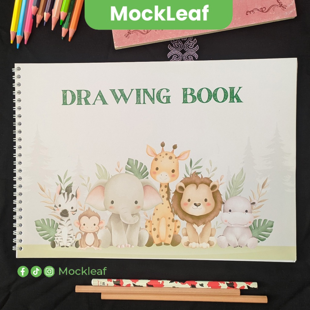 

Buku Gambar - Drawing Book - Custom Nama A4