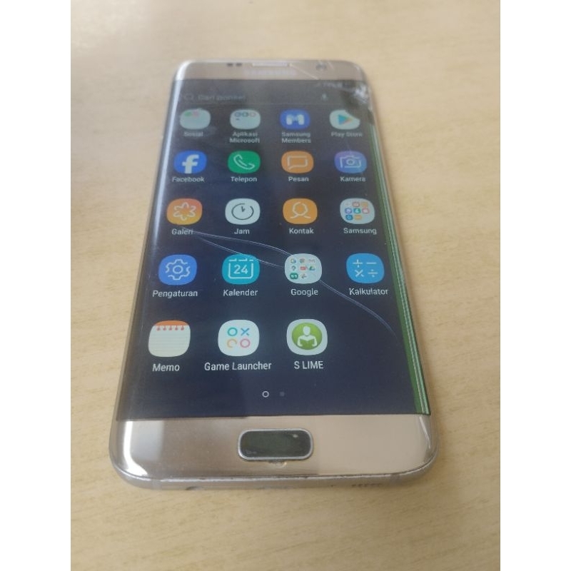 mesin Samsung s7 edge hidup