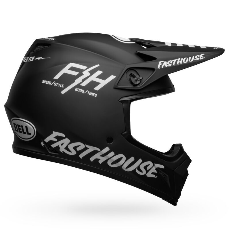 Helm Bell Fasthouse MX9 MIPS Fasthouse Black Matt Helm Trabas - Enduro - Supermoto