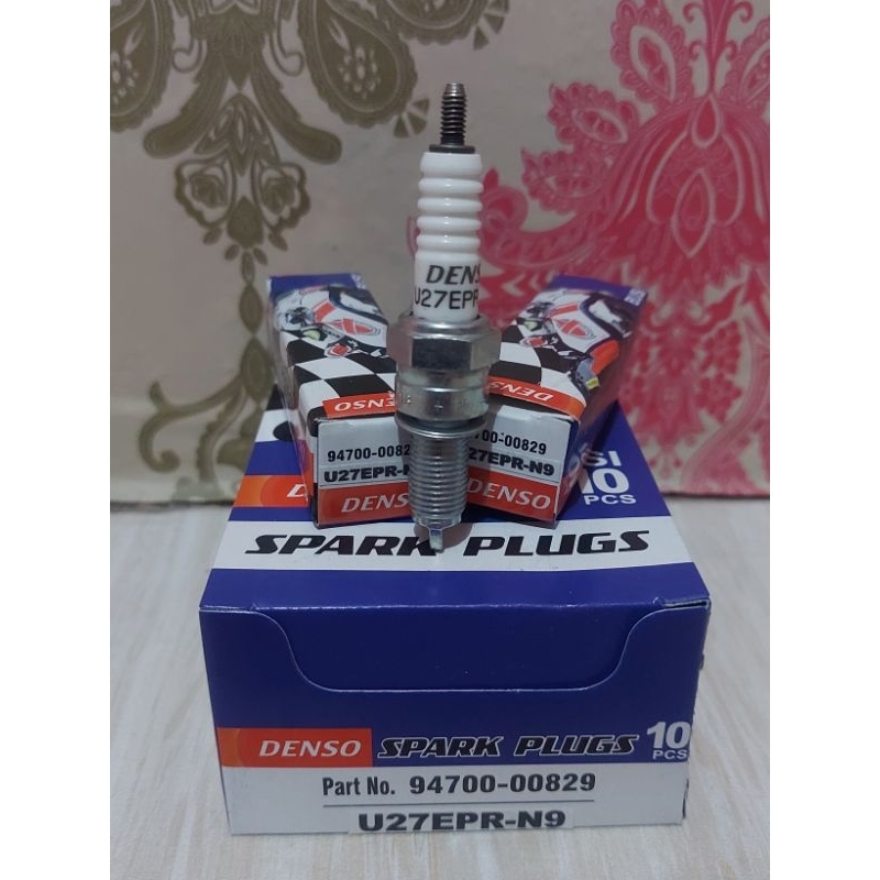 Busi Denso U27EPR-N9 ,kharisma,beat fi,scoopy fi,spacy fi,vario fi,vario 125 fi dll