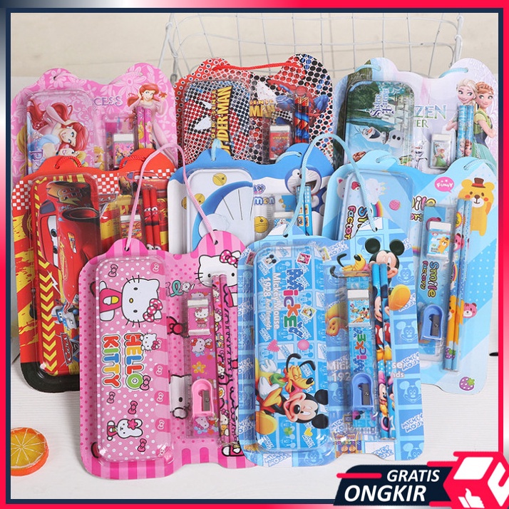 

Update Terlaris Gratis Ongkir S6139 Paket Alat Tulis Sekolah Fancy Set Anak Motif Karakter Lucu Set Alat Tulis 6 in 1 Stationery Set Souvenir Anak