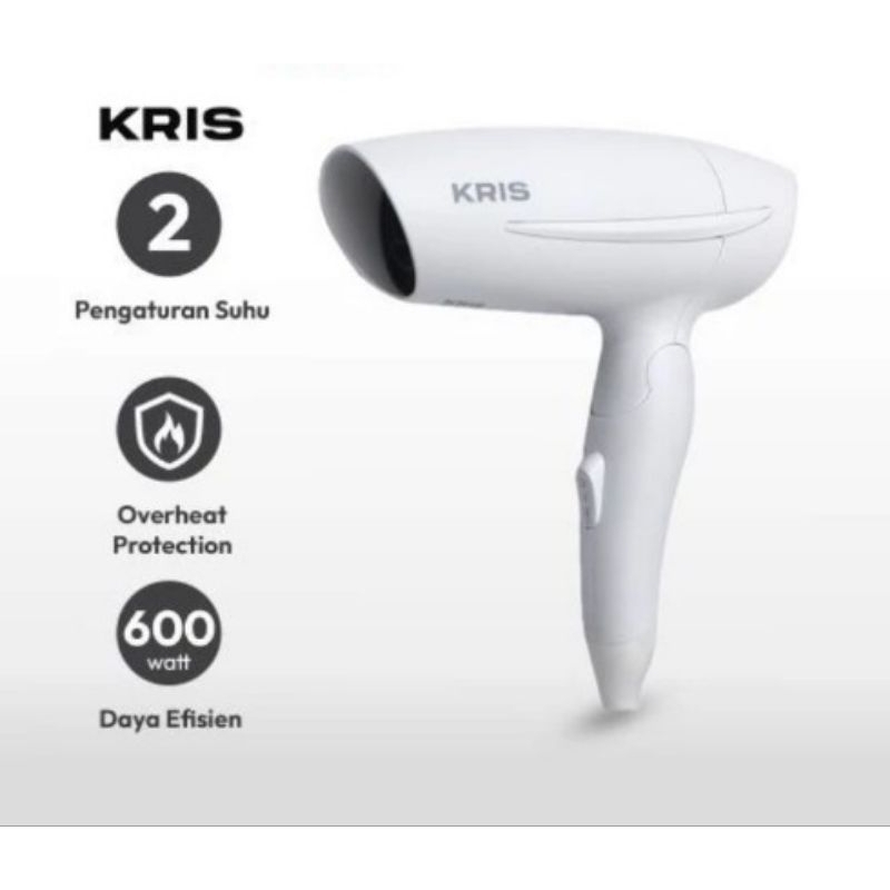 Kris Hair Dryer Travel 600watt - Kris