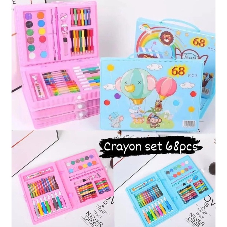 

Kejutan Populer ASHIKA ATK SET CRAYON DRAWING ART 68pcs PAKET ALAT MEWARNAI ANAK TERLARIS