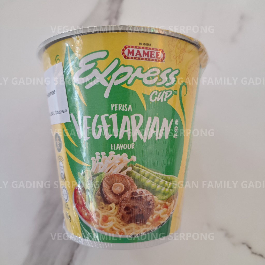 

Mamee Mie Express Cup 65gr Vegetarian Vegan - Mie Cup Seduh Instant