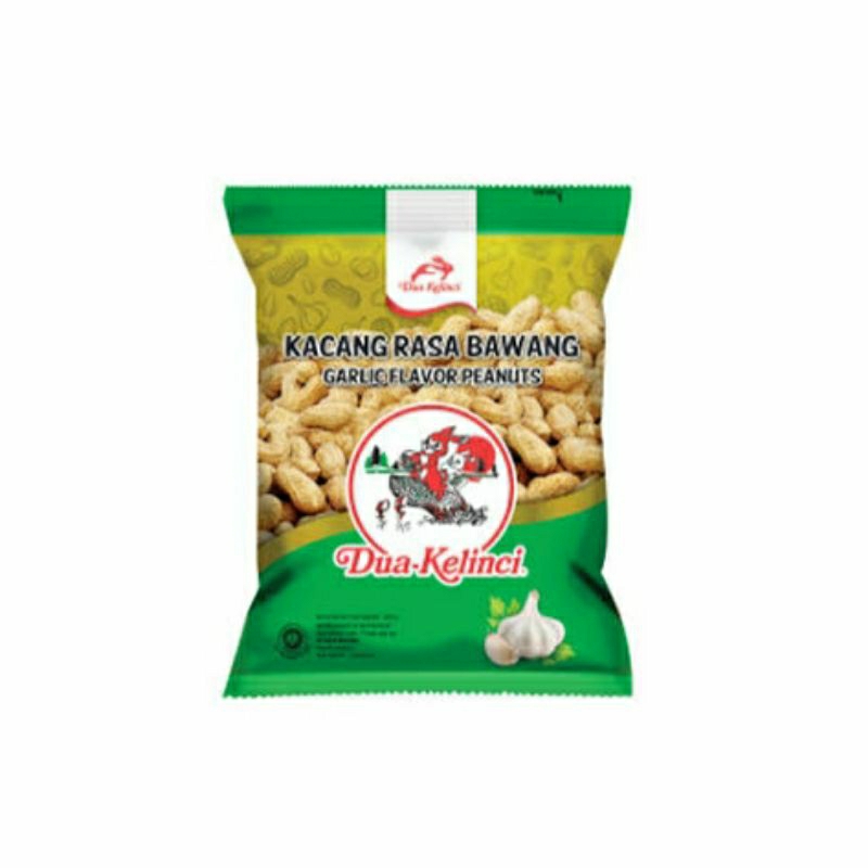 

Dua Kelinci Kacang Tanah Rasa Bawang Garlic Nut 180gr