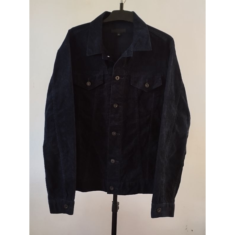 Papowcloth - (Dark Navy) Jaket Uniqlo/Jaket Corduroy Uniqlo/Jaket Uniqlo Corduroy