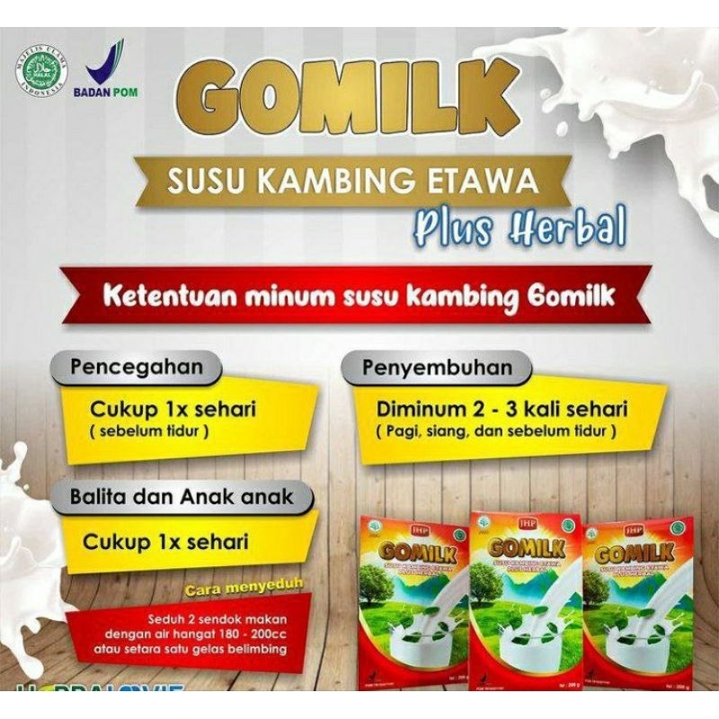 

GOMILK SUSU KAMBING ETAWA BANYAK MANFAAT