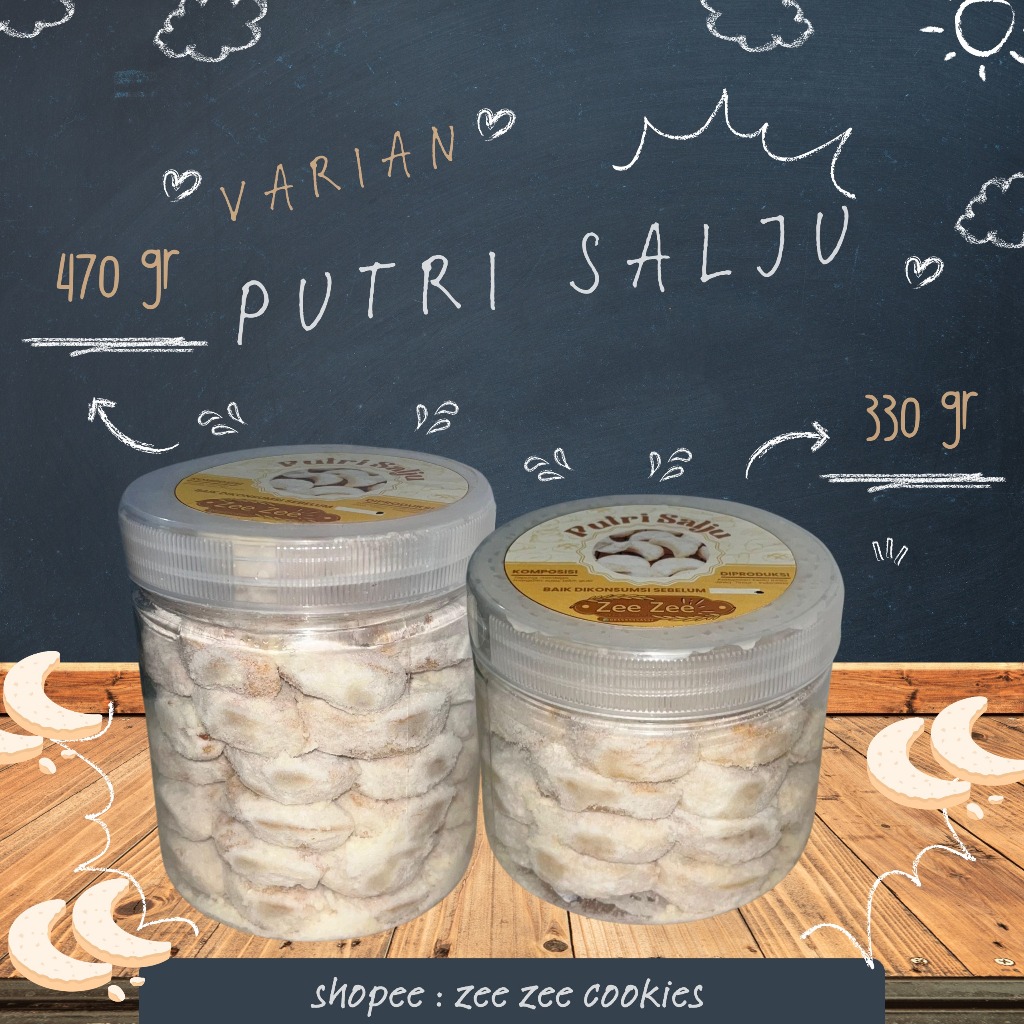 

Kue Putri Salju Rasa Keju by Zee Zee Cookies