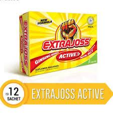 

Extra Joss active 1 Kotak isi 12 Sachet