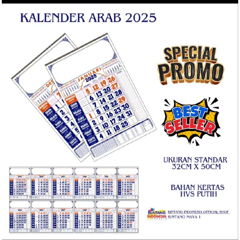 

Kalender Terbaru dan Terlaris 2025