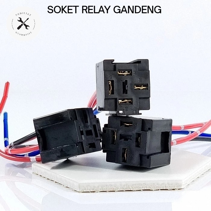 SOCKET RELAY GANDENG+KABEL/ KABEL SOKET RELAY GANDENG 4/5 KAKI