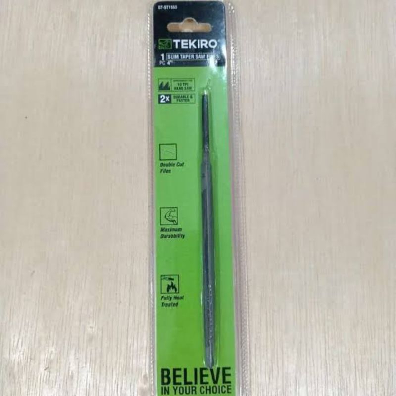 Kikir gergaji kayu Tekiro 4" SLIM Original