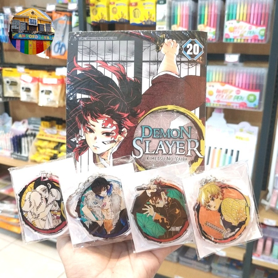 Komik Demon Slayer - Kimetsu No Yaiba 20 - BONUS GANTUNGAN KUNCI