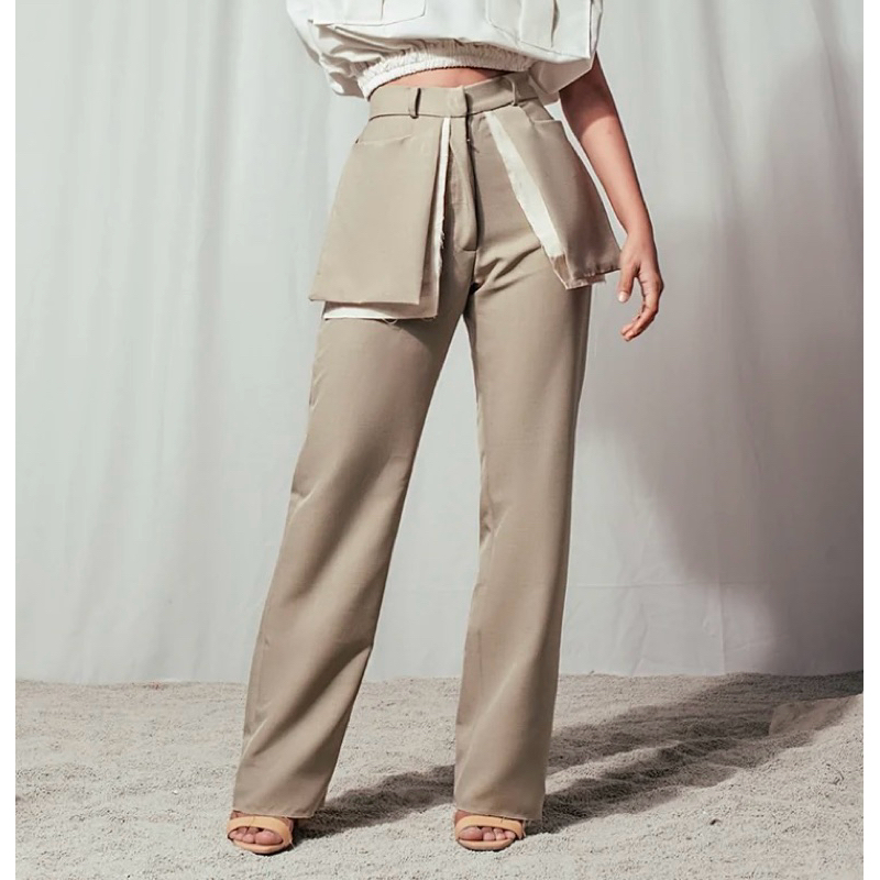 maryalle cigarette pants in ecru
