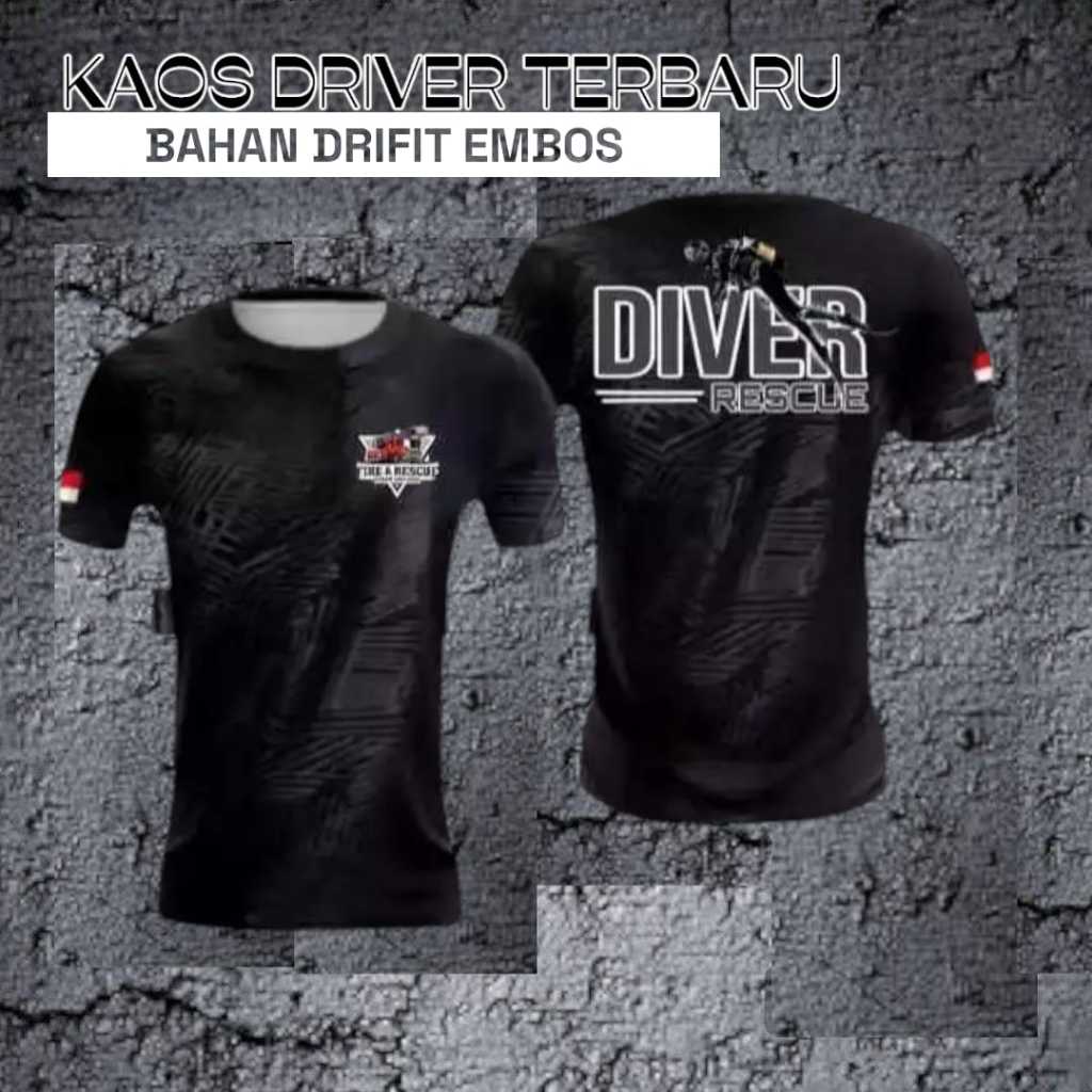 kaos jersey embos driver terbaru /kaos olahraga embos /bahan dryfit embos