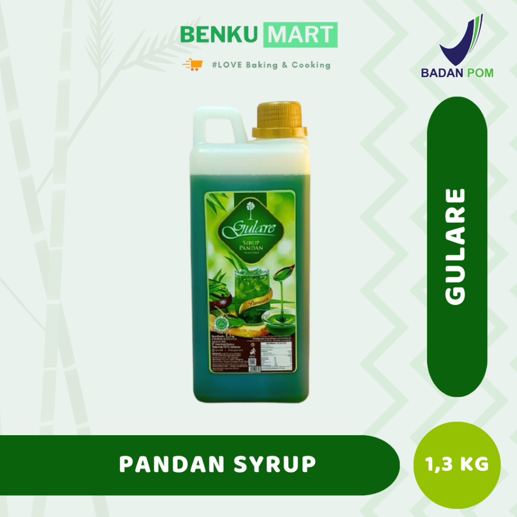 

Gulare Sirup Pandan 1,3 Kg | Pandan Syrup 1300 gram