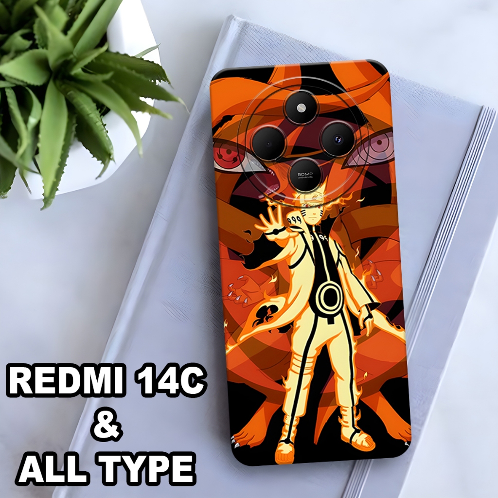 AC10/Softcase Procamera Xiaomi Redmi 14C Fashion Silikon Pelindung Case Naruto Case Tpu