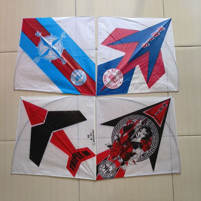 Layangan aduan Sukhoi Super lilitan (50pcs)