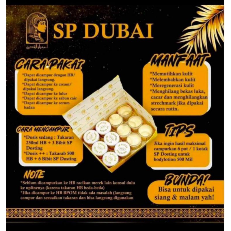 Sp DUBAI SUPER DOSTING BPOM