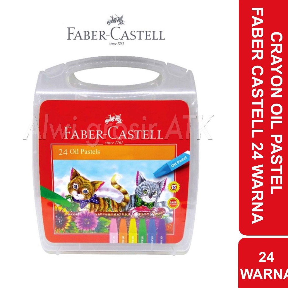 

KODE W23S Crayon Hexagonal Oil Pastel Faber Castell 24 Warna Eco Kotak Bening 1 Pack
