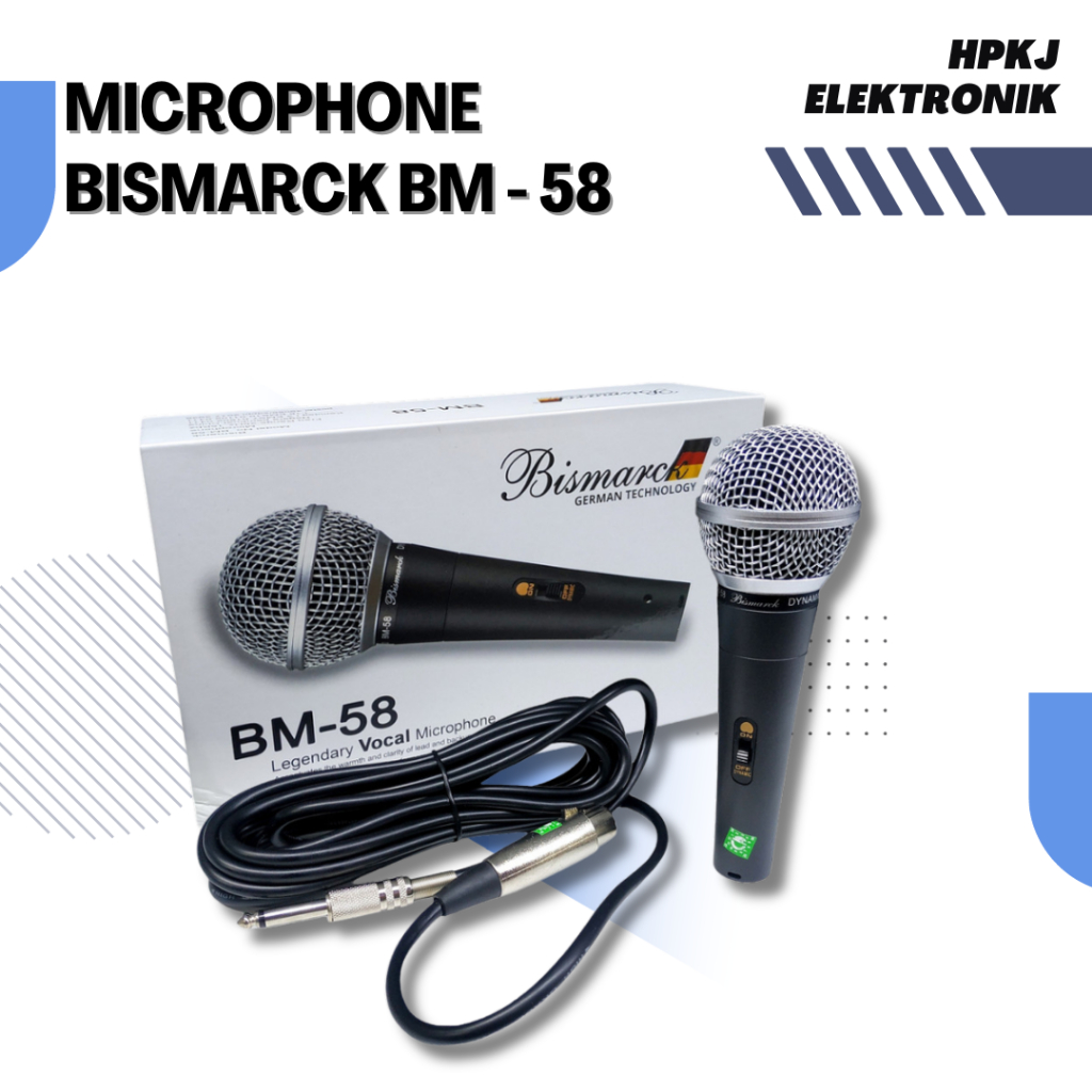 MIC MICROPHONE BISMARCK BM 58 MIKROFON BISMARCK BM-58