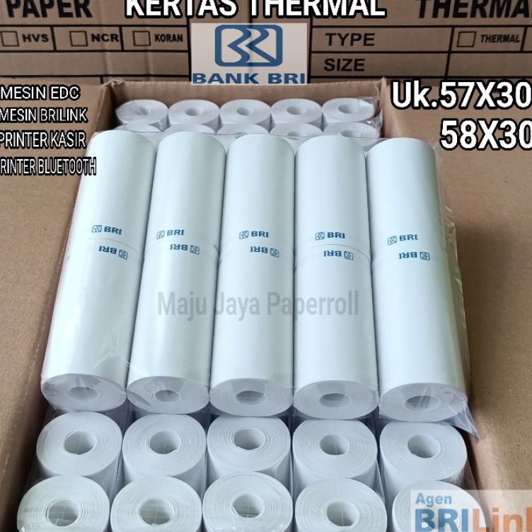 

KODE N4Q 3 ROLL KERTAS THERMAL EDC LOGO BANK BRI UNTUK EDC BRILINK DLL