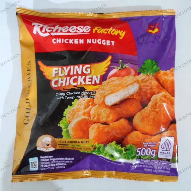 

Richeese Factory Nugget Crunchy Bubble Crumb | Flying Chicken Nugget | Nugget Original Premium