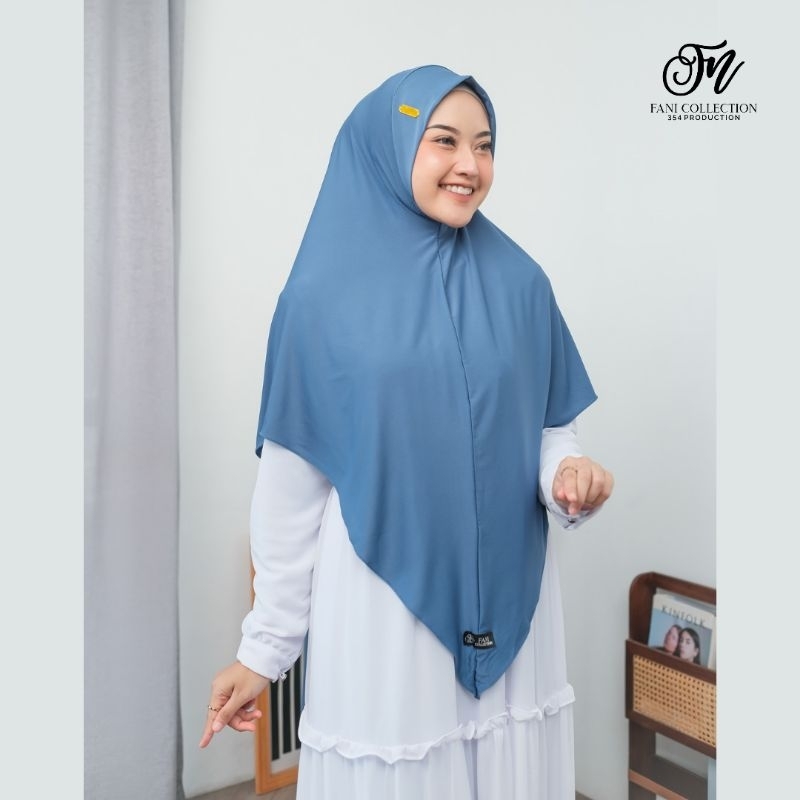 Dayana Khimar Jersey/Jilbab Jumbo/Jilbab Jersey Pinguin/Khimar Jumbo/Jilbab Syar'i Jumbo Soft Ped