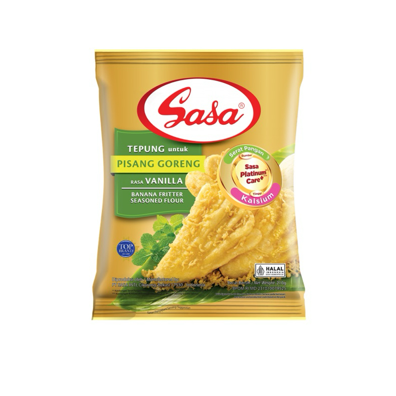 

Sasa Tepung Bumbu Pisang Goreng Vanilla 70 g