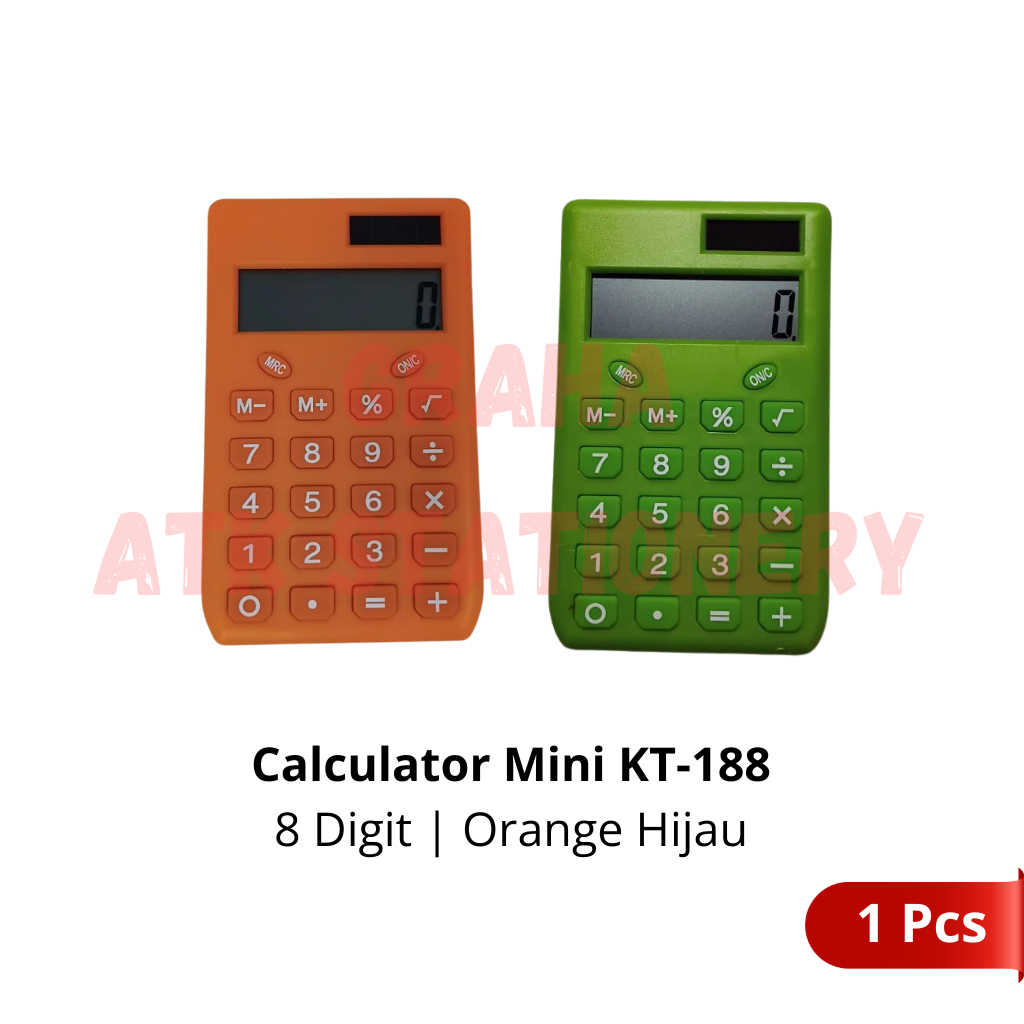

[1 Pcs] Calculator Mini 8 Digit KT-188 / Kalkulator Mini 8 Digit KT-188