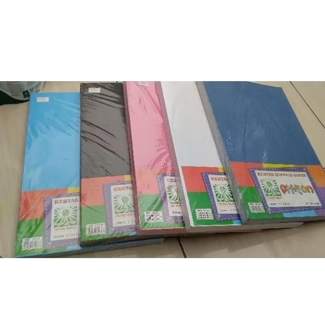 

Kertas cover jilid ukuran Folio F4 merk phyton yg asli.