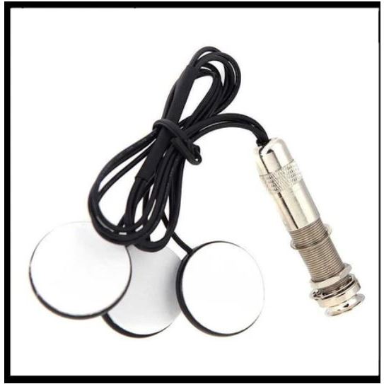 Pickup Tempel Transducer 3 Piezo 6,35mm With Fishman Jack