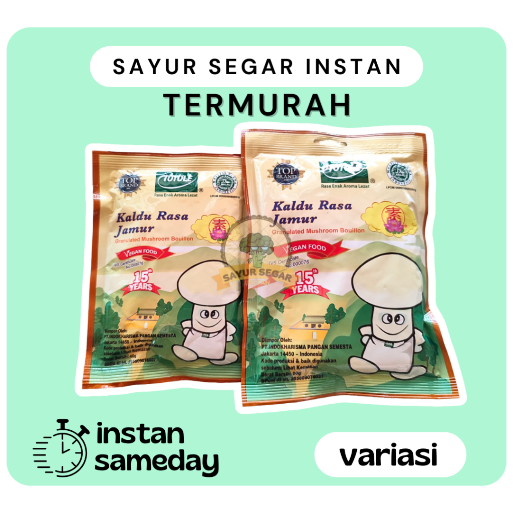 

Kaldu Jamur Totole 1bks - Sayursegarinstan