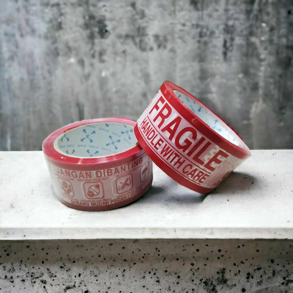 

RB Lakban FRAGILE Ukuran 48mm x 70yard Berkualitas