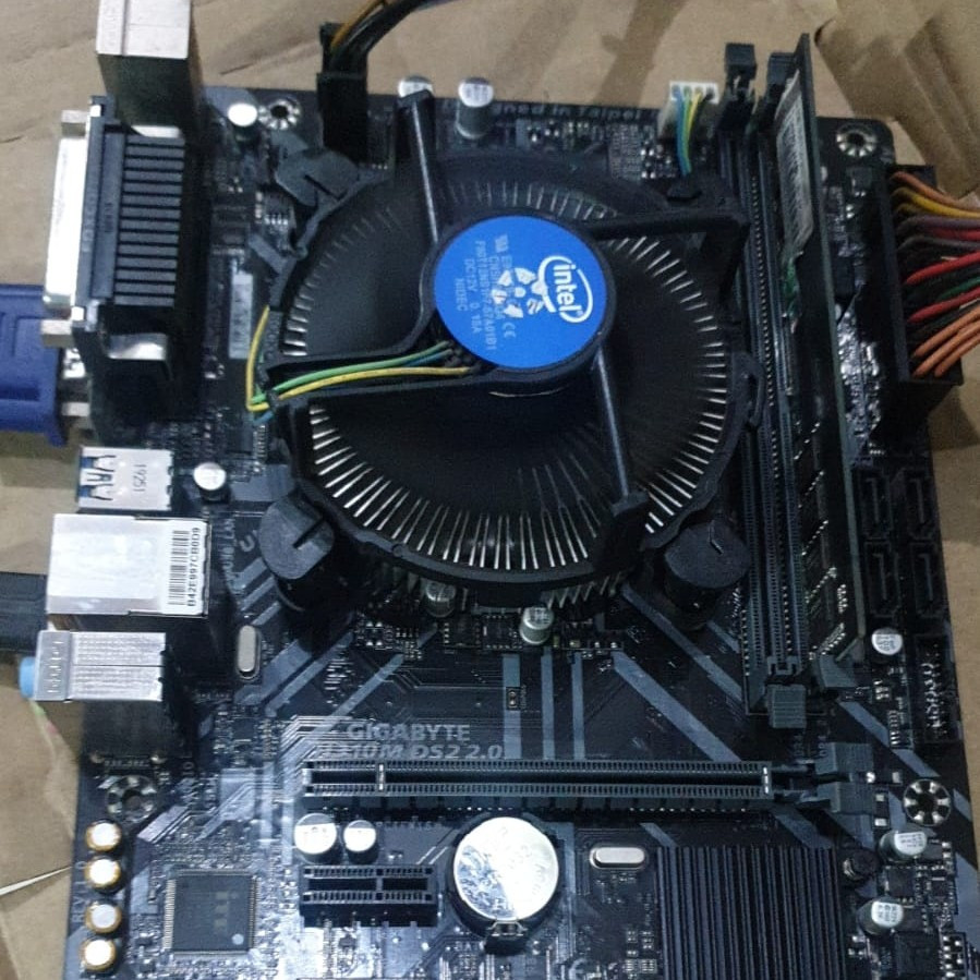 Paket Motherboard h310 + core i3 8100 + ram 4gb