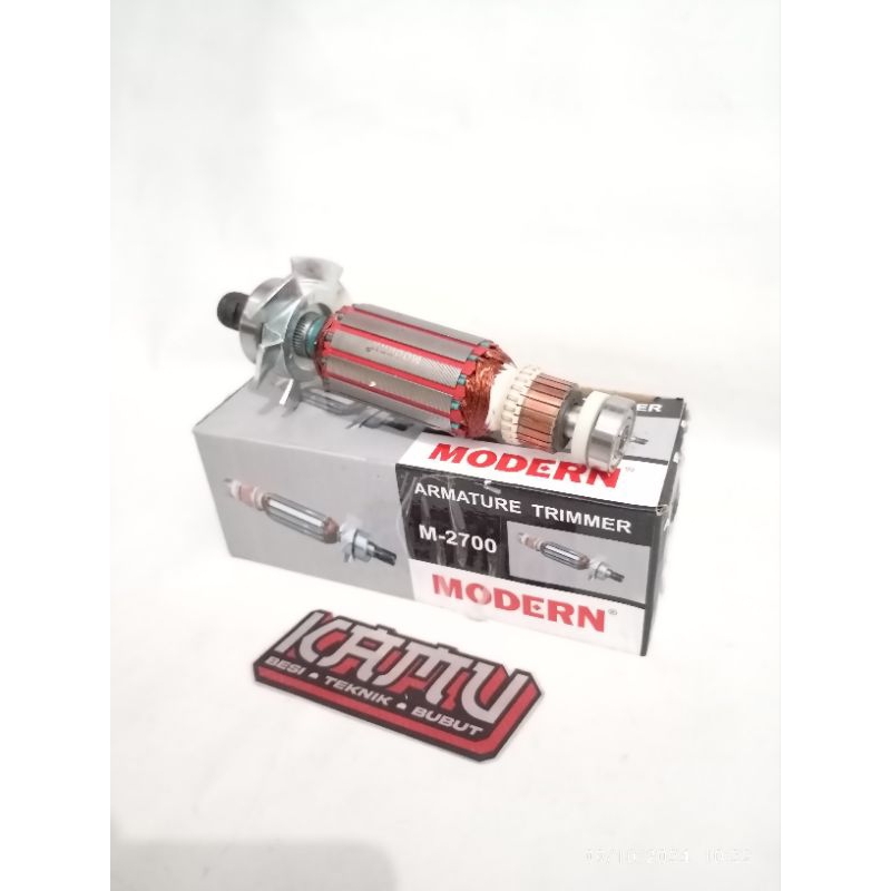 ARMATURE MODEREN M - 2700 ANGKER ROTOR MESIN PROFIL TRIMMER M - 2700