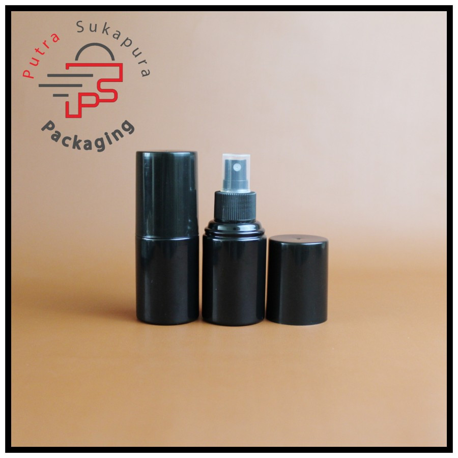 Botol Dioly Spray 60ml Hitam/ Botol Face Mist Spray 60ml / Botol Spray 60ml