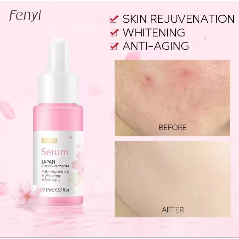 LAIKOU FENYI SERUM JAPAN CHERRY BLOSSOM BPOM | SERUM ANTI-PENUAAN