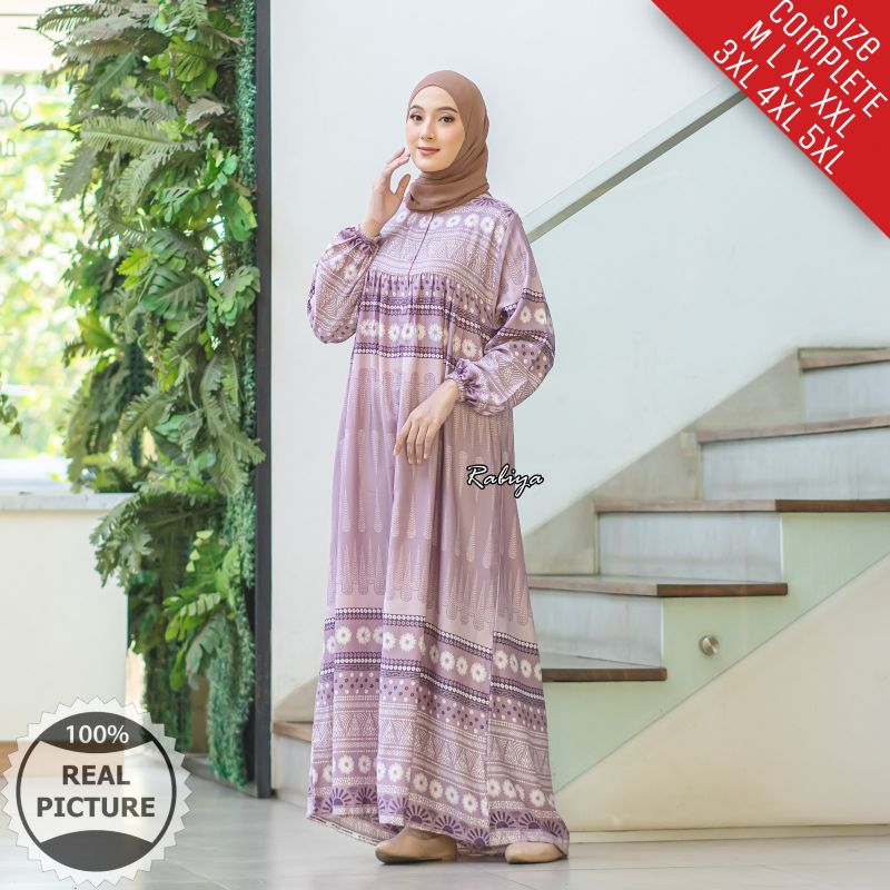 Gamis Casual NAGITA DRESS Bahan Maxmara Lux Premium Size Komplit JUMBO READY