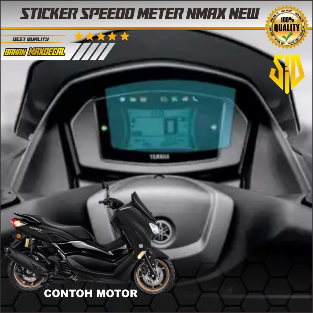 STICKER SPEEDO METER NEW NMAX/ STICKER SPEDO NMAX TERBARU 2023 / STIKER ANTI GORES SPIDO METER NMAX 
