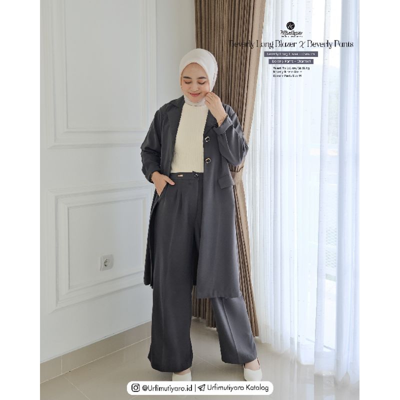 BEVERLY LONG BLAZER x PANTS