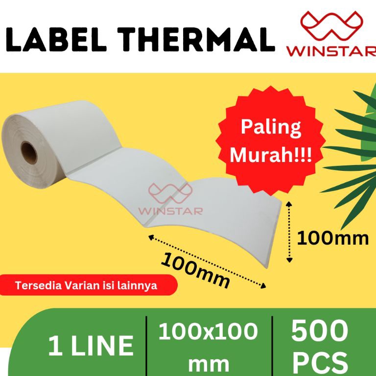

KODE Y78E Label Stiker Thermal 1 x 1mm 5pcs