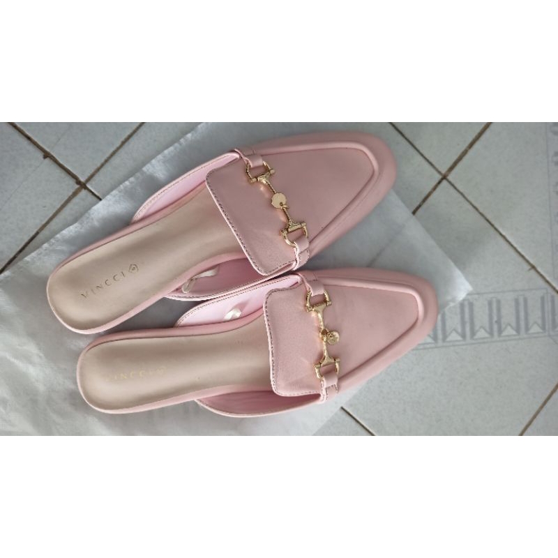 [PRELOVED] VINCCI SANDAL WANITA ORIGINAL MALAYSIA PINK