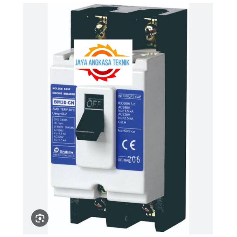 MCCB SHIHLIN ELECTRIC BM100-MN 2P