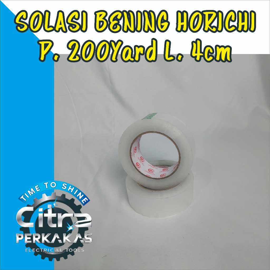 

Horici Tape 40MM*200Y Khusus Untuk Packing Toko Online Murah / Full Panjang Lakban Bening