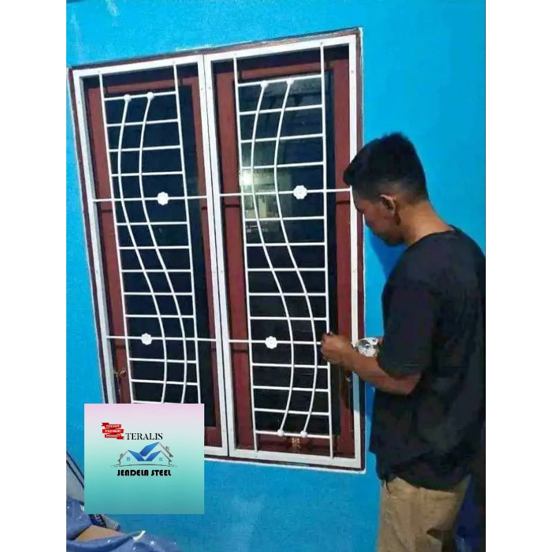 TERALIS PENGAMAN JENDELA KAYU JENDELA ALUMINIUM