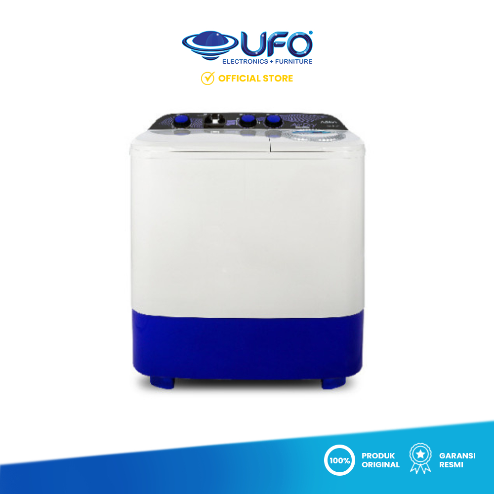 MESIN CUCI 2 TABUNG AQUA QW-751XT / QW751XT