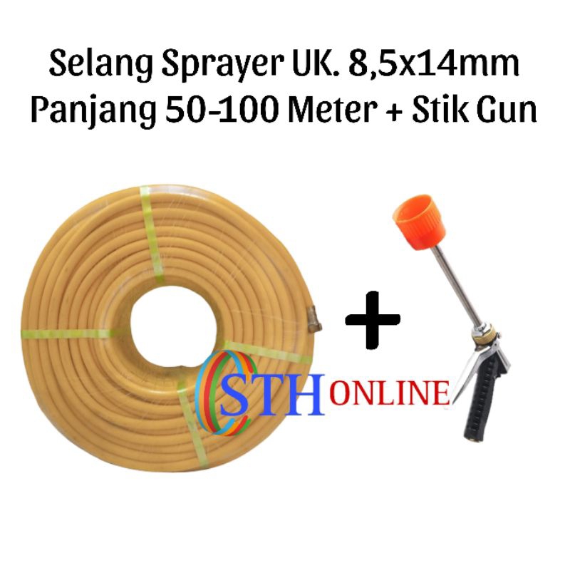 Selang steam sprayer panjang 50-100 meter